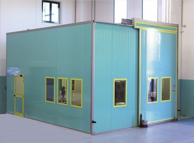 Esterno della sala metrologica climatizzata